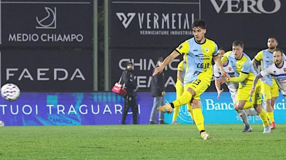 Il Novara grazie a Valdesi agguanta il pareggio in extremis ad Arzignano